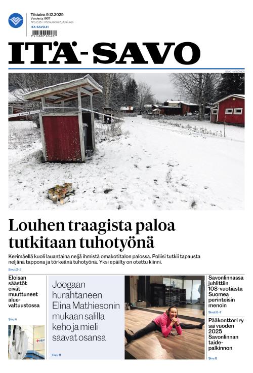Itä-Savo 9.12.2025