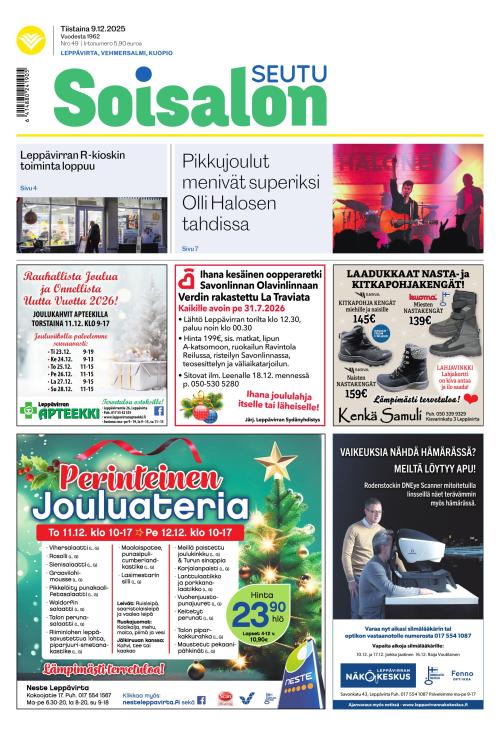 Soisalon Seutu 9.12.2025