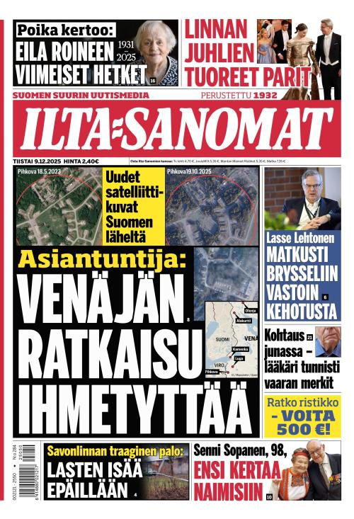 Ilta-Sanomat 9.12.2025