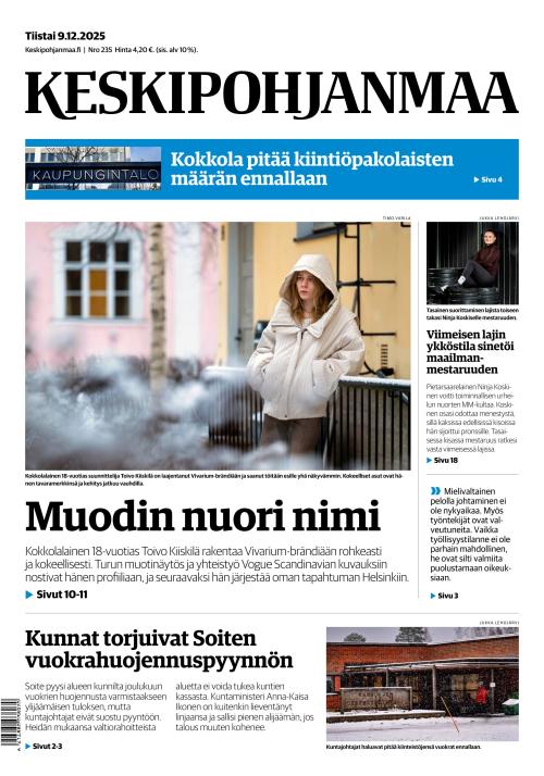 Keskipohjanmaa 9.12.2025