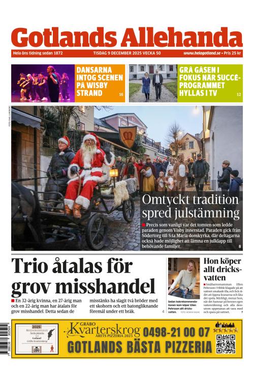 Gotlands Allehanda 9.12.2025