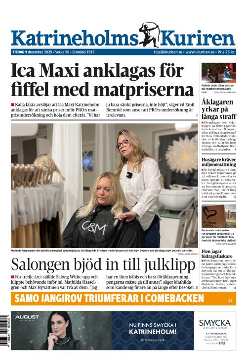 Katrineholms-Kuriren 9.12.2025