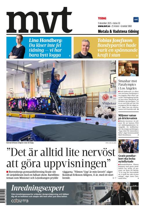 Motala Vadstena Tidning 9.12.2025