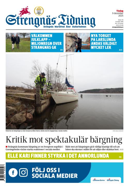 Strengnäs Tidning 9.12.2025