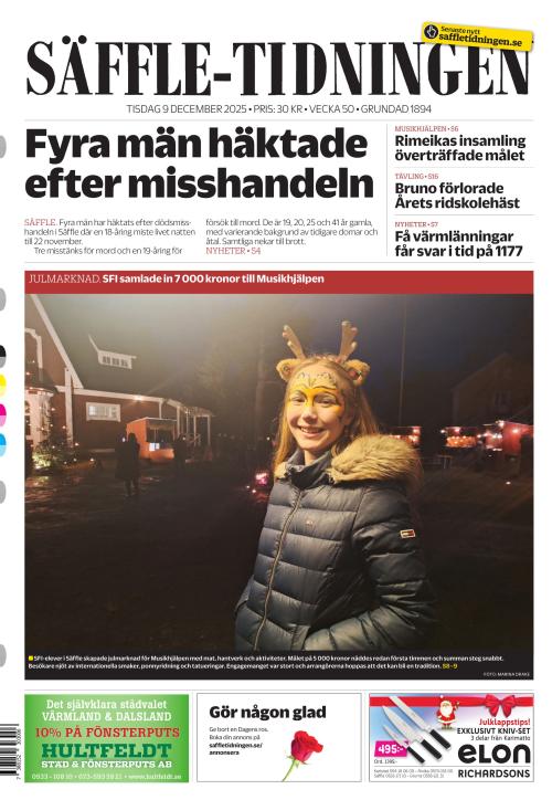 Säffle-Tidningen 9.12.2025