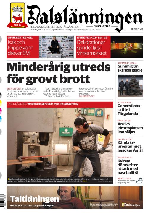 Dalslänningen 9.12.2025
