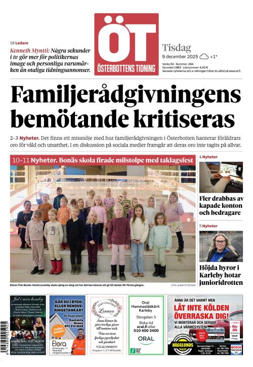 Österbottens Tidning 9.12.2025