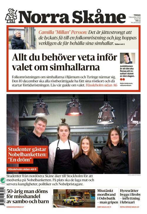 Norra Skåne 9.12.2025