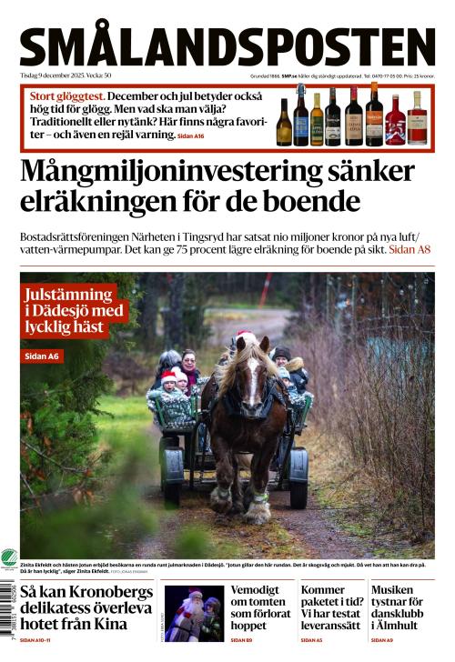 Smålandsposten 9.12.2025