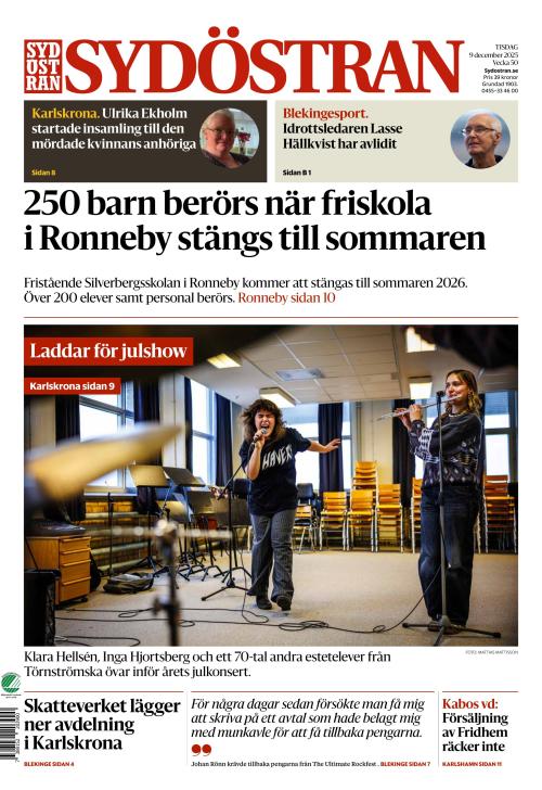 Sydöstran 9.12.2025