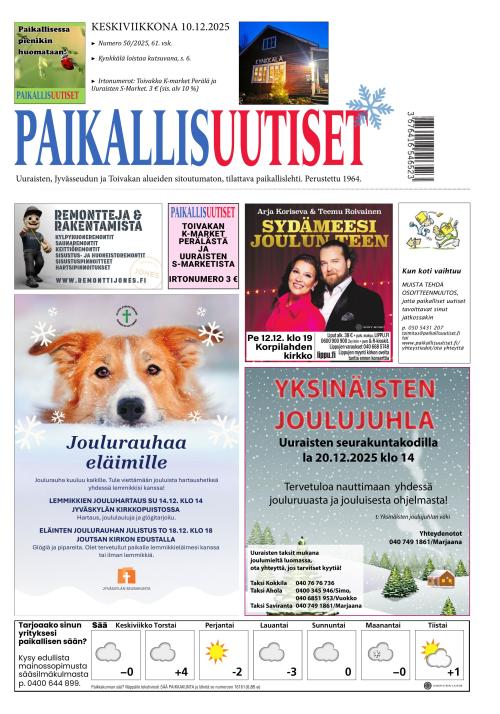 PaikallisUutiset 10.12.2025