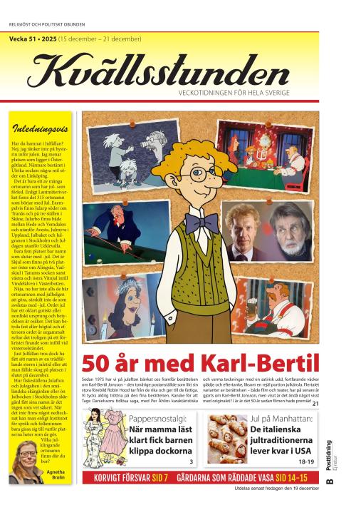 Kvällsstunden 51/2025