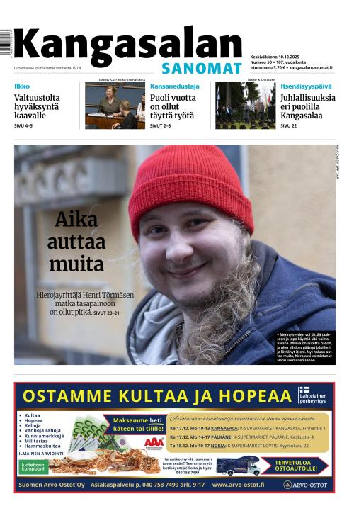 Kangasalan Sanomat 10.12.2025