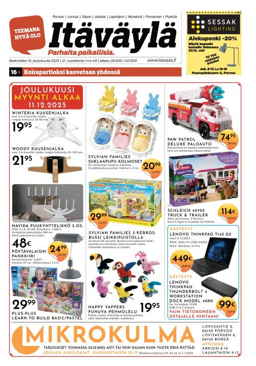 Itäväylä 10.12.2025