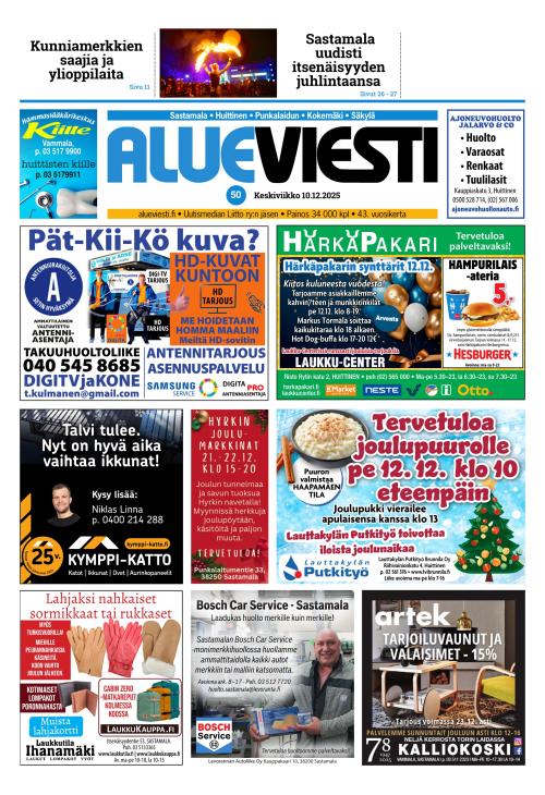 Alueviesti 10.12.2025