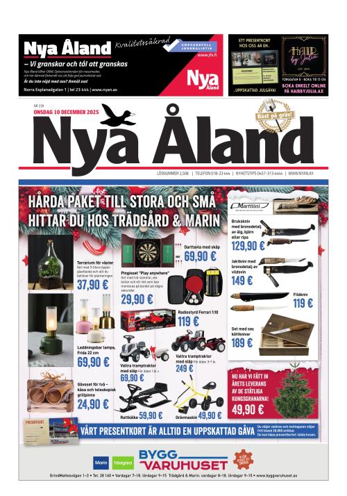 Nya Åland 10.12.2025