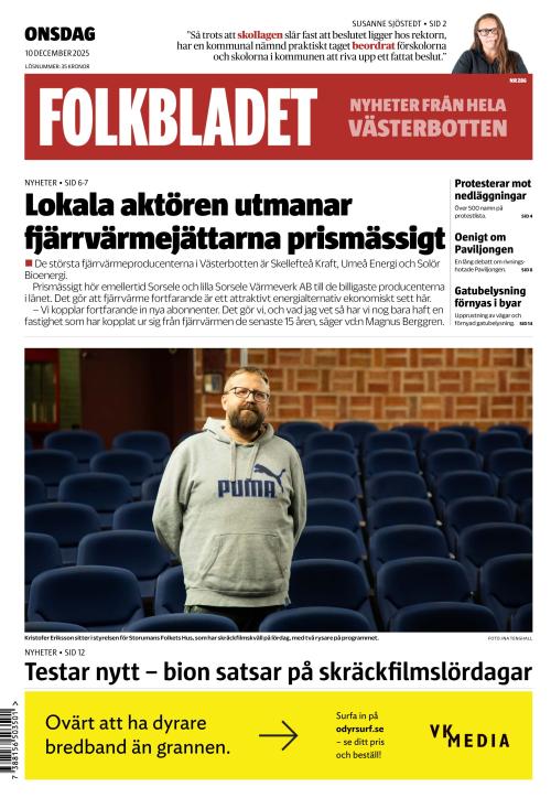 Folkbladet (Västerbotten) (SE) 10.12.2025