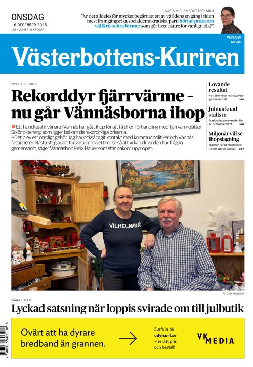 Västerbottens-Kuriren (SE) 10.12.2025