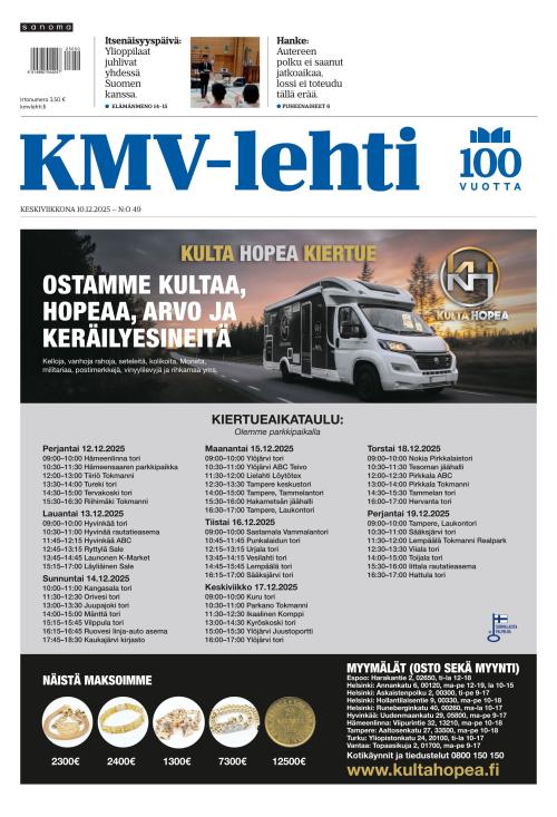 KMV-lehti 10.12.2025