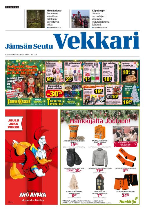 Jämsän Seutu ja Vekkari 10.12.2025