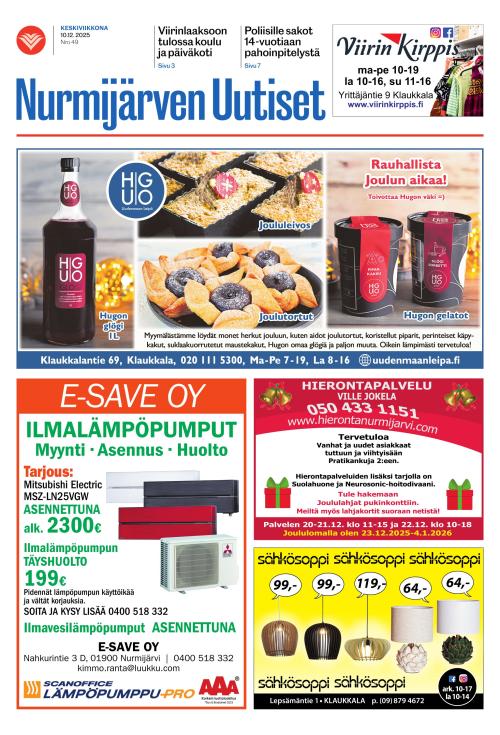 Nurmijärven Uutiset 10.12.2025