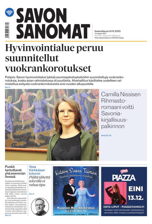 Savon Sanomat 10.12.2025