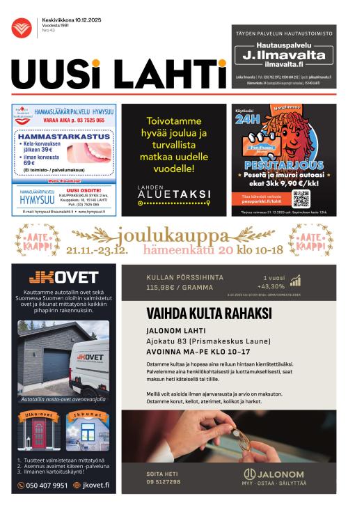 Uusi Lahti 10.12.2025