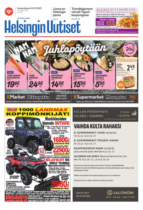 Helsingin Uutiset (Koillinen) 10.12.2025