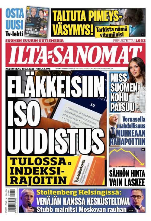 Ilta-Sanomat 10.12.2025
