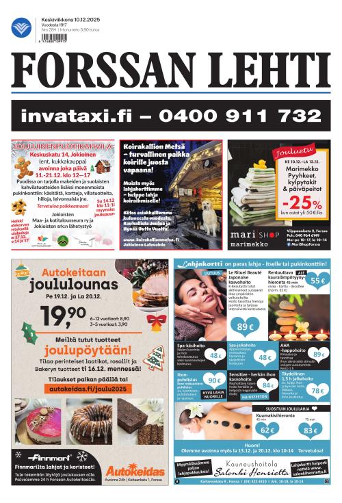 Forssan Lehti 10.12.2025