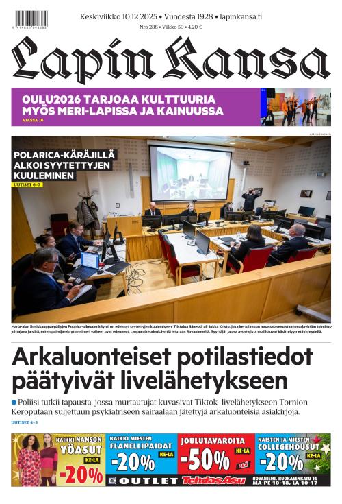 Lapin Kansa 10.12.2025