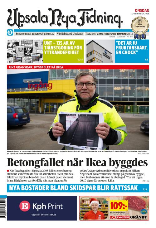 Upsala Nya Tidning 10.12.2025