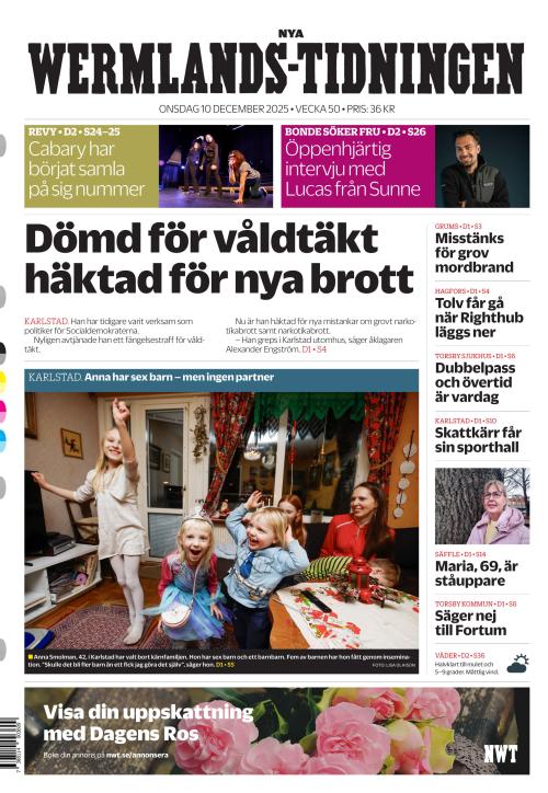 Nya Wermlands-Tidningen 10.12.2025