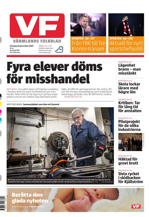 Värmlands Folkblad 10.12.2025
