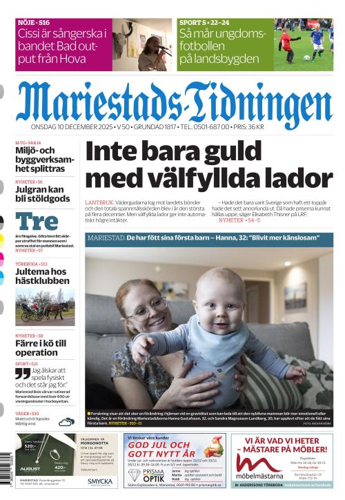 Mariestads-Tidningen 10.12.2025
