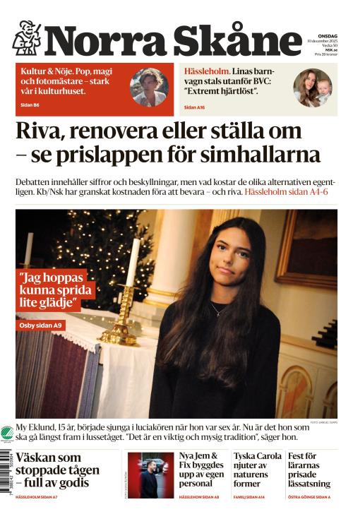 Norra Skåne 10.12.2025