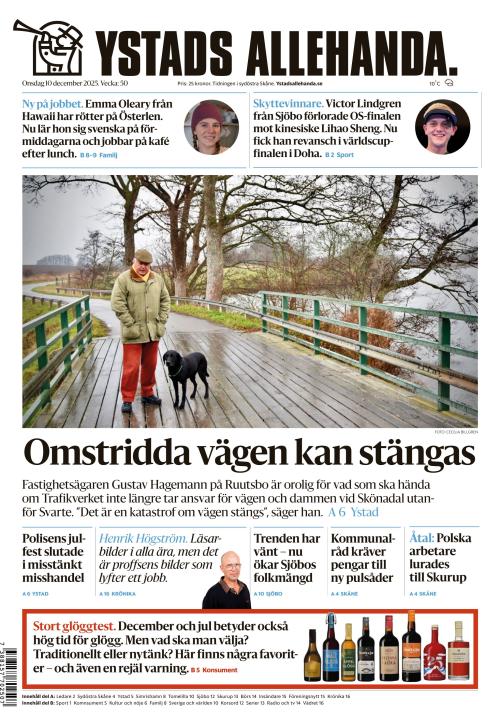 Ystads Allehanda 10.12.2025