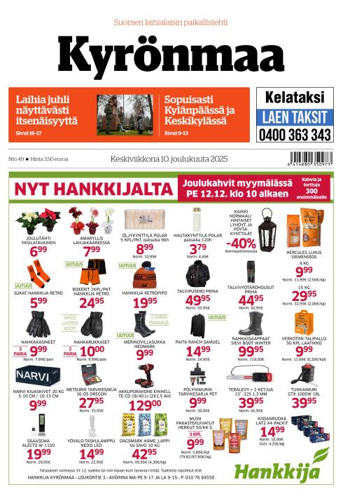 Kyrönmaa-lehti 10.12.2025