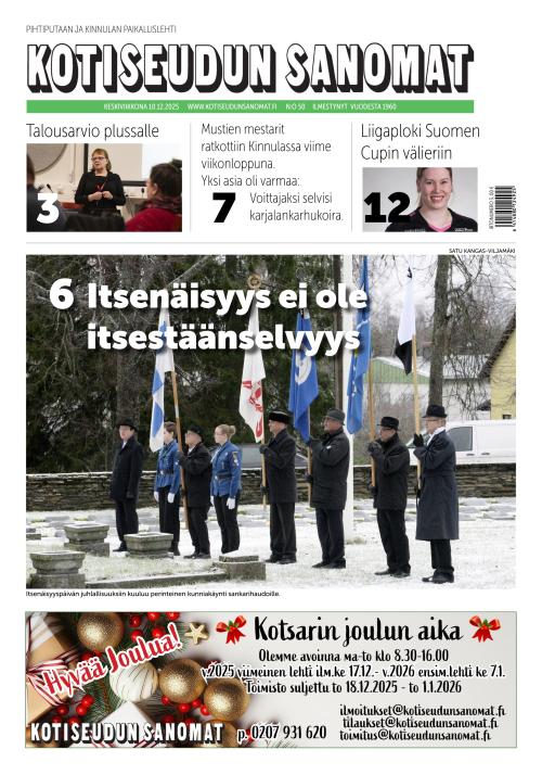 Kotiseudun Sanomat 10.12.2025