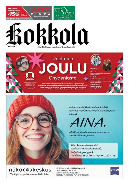 Kokkola-lehti 10.12.2025