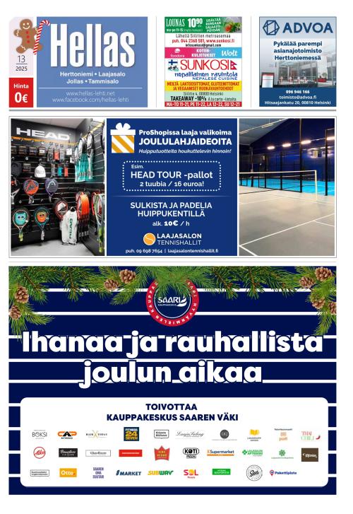 Hellas-lehti 11.12.2025