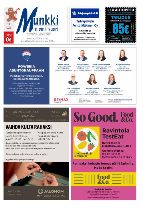 Munkki-lehti 11.12.2025