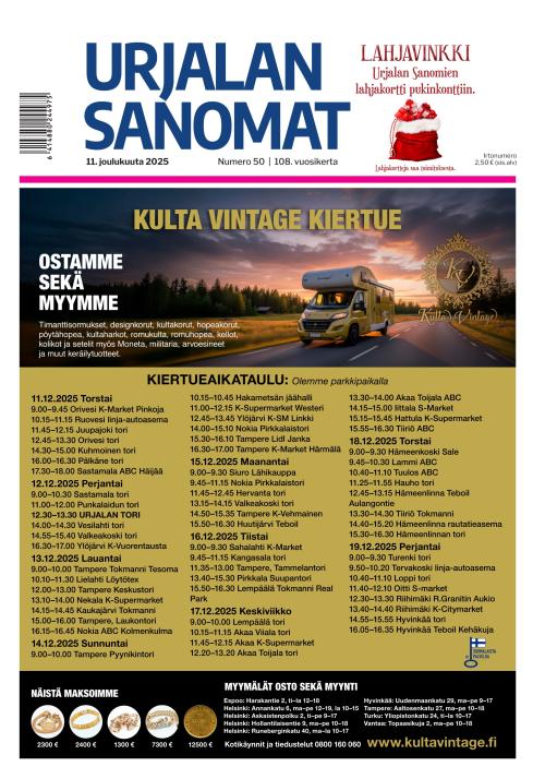 Urjalan Sanomat 11.12.2025
