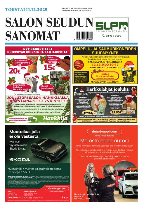 Salon Seudun Sanomat 11.12.2025