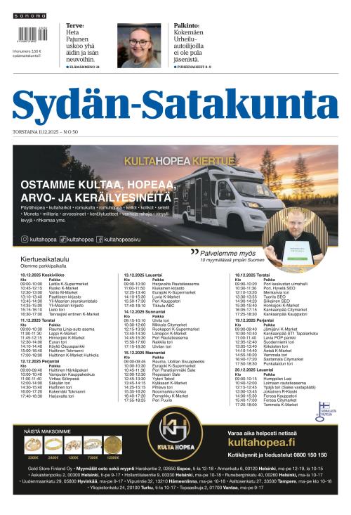 Sydän-Satakunta ja Jokilaakso 11.12.2025