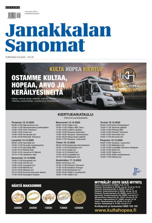 Janakkalan Sanomat 11.12.2025