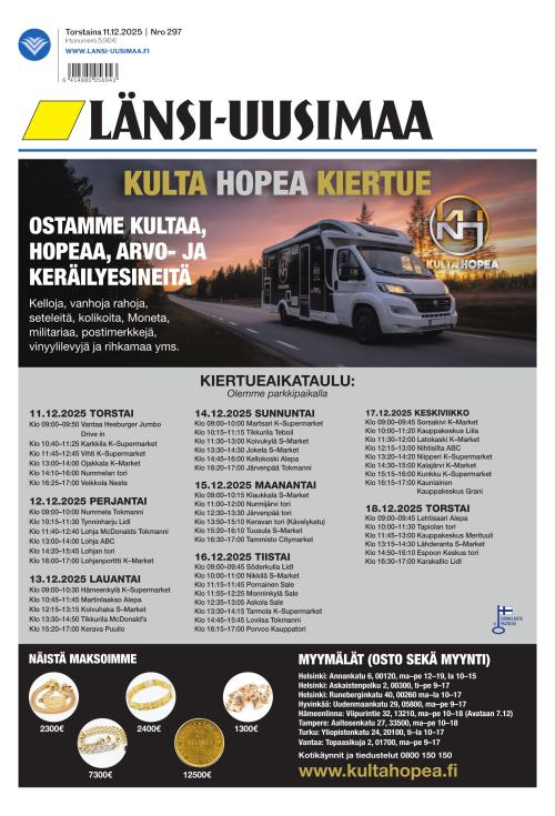 Länsi-Uusimaa 11.12.2025