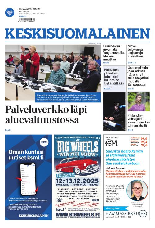 Keskisuomalainen 11.12.2025