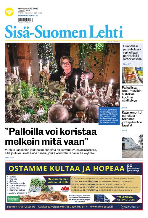 Sisä-Suomen Lehti 11.12.2025