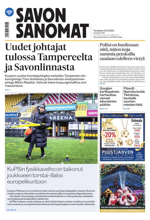 Savon Sanomat 11.12.2025